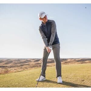 NWT KJUS Golf Men’s Retention Full Zip Performance Jacket Size XL Gray